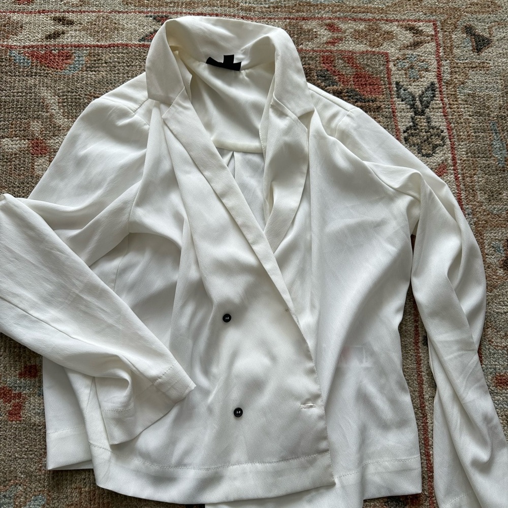 Topshop Cream Blouse